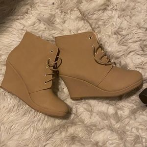 Tan Booties